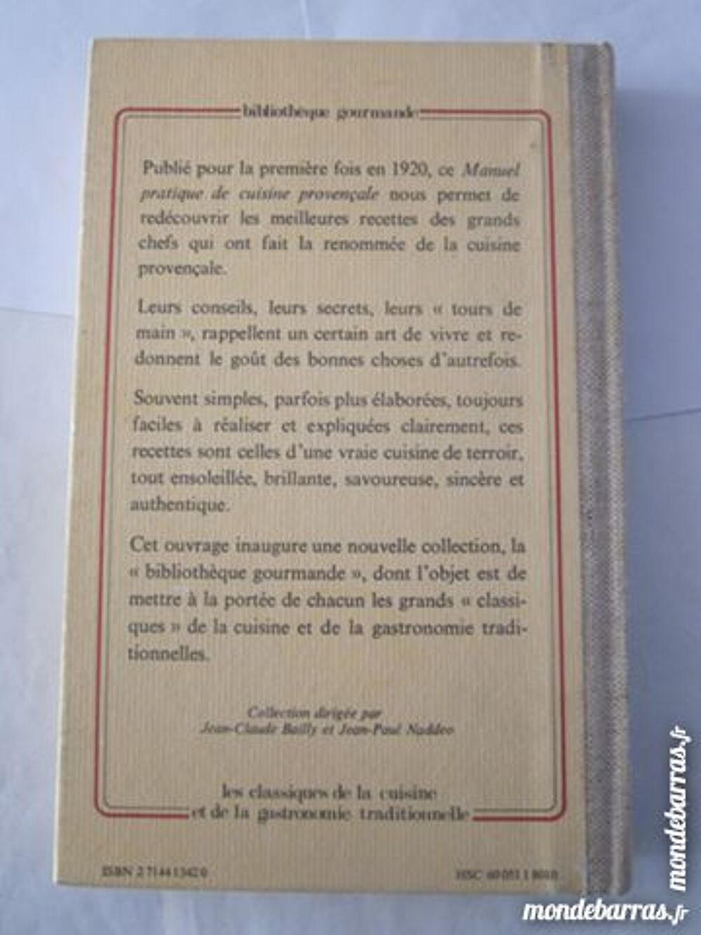 CUISINE PROVENCALE Livres et BD