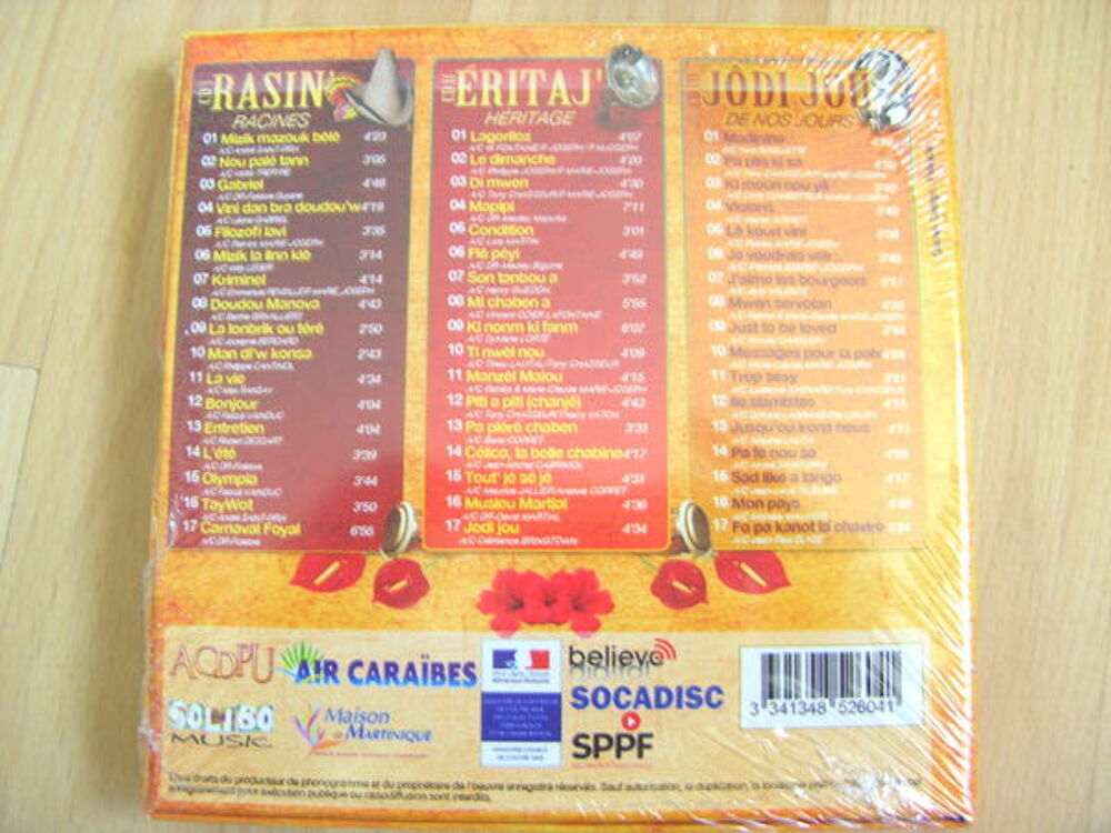 CD Jenn Kon Vy&eacute; "Madinina" (3 CD - Neufs) CD et vinyles