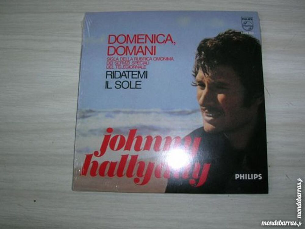 CD JOHNNY HALLYDAY chante en Italien Domineca doma CD et vinyles