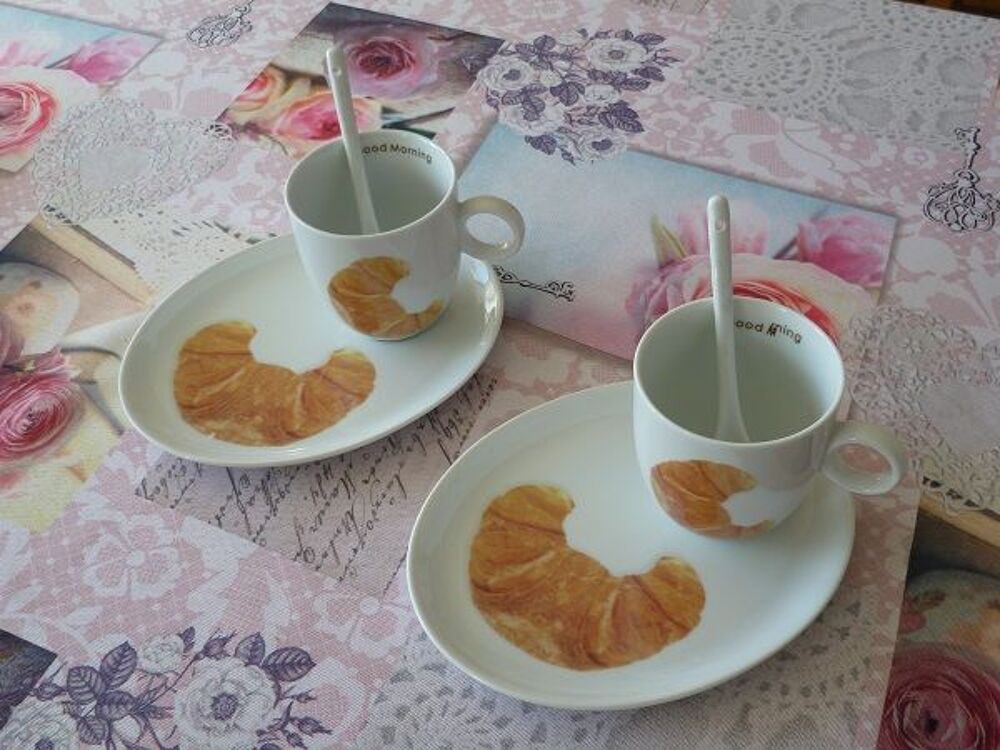 Lot petit dejeuner tasse mug cuisine caf&eacute; th&eacute; mais Cuisine