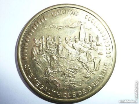 Médaille touristique Carnac site Mégalithique 15 Bordeaux (33)