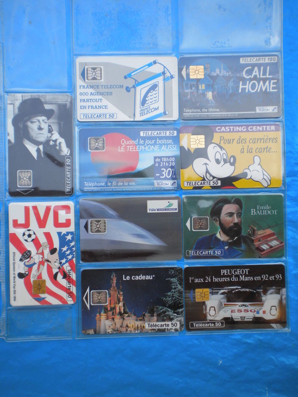 COLLECTION de 238 TELECARTES DE FRANCE 