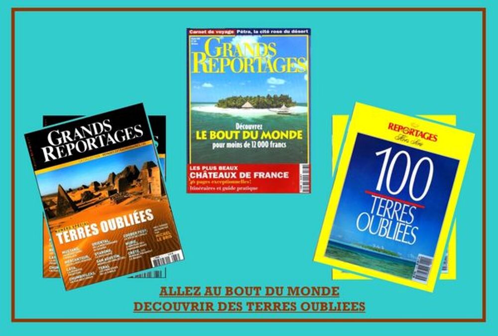 TERRES OUBLI&Eacute;ES - BOUT DU MONDE / prixportcompris Livres et BD