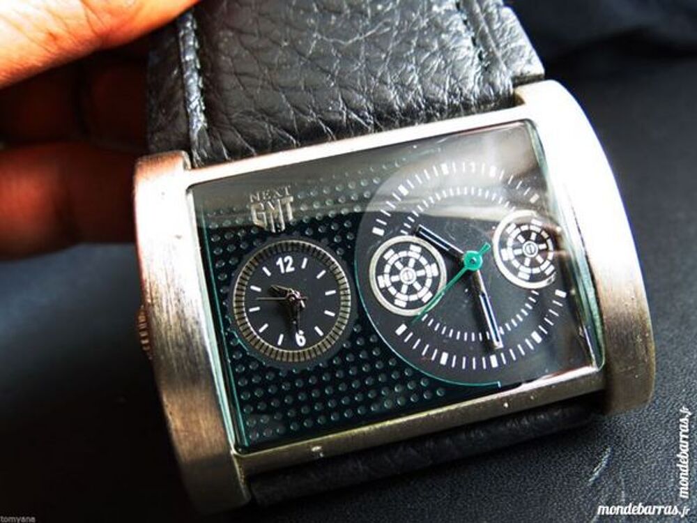 GMT DUAL TIME montre jumbo 2 fuseaux DIV0458 Bijoux et montres