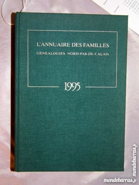 L'annuaire des familles nord pas de calais 1995 80 Dunkerque (59)