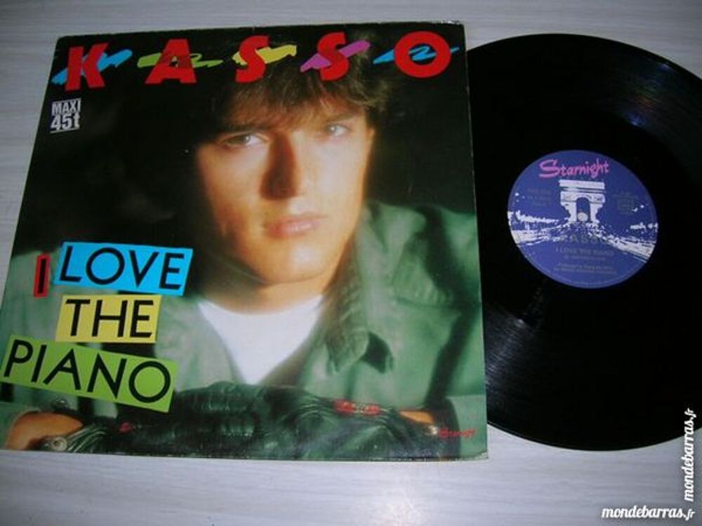 MAXI 45 TOURS KASSO I love the piano CD et vinyles