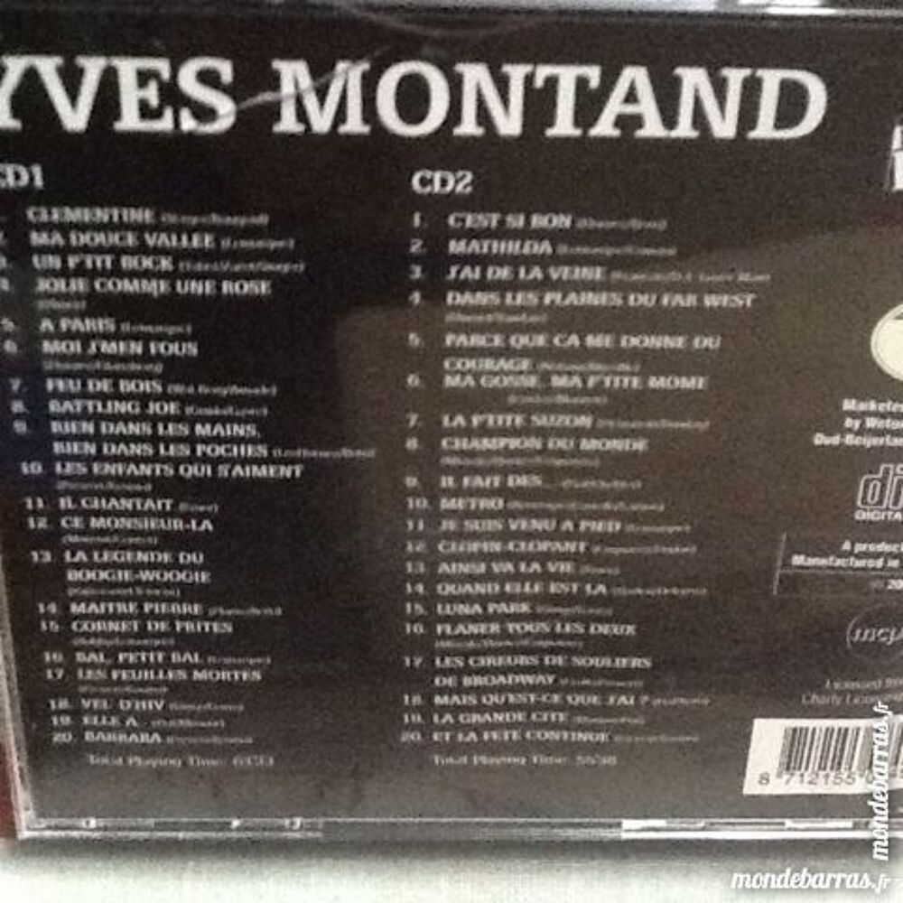 cd YVES MONTANT CD et vinyles