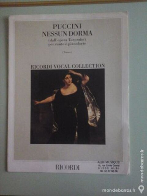 PUCCINI-GLUCK C.-partitions d'op�ra 10 Albi (81)