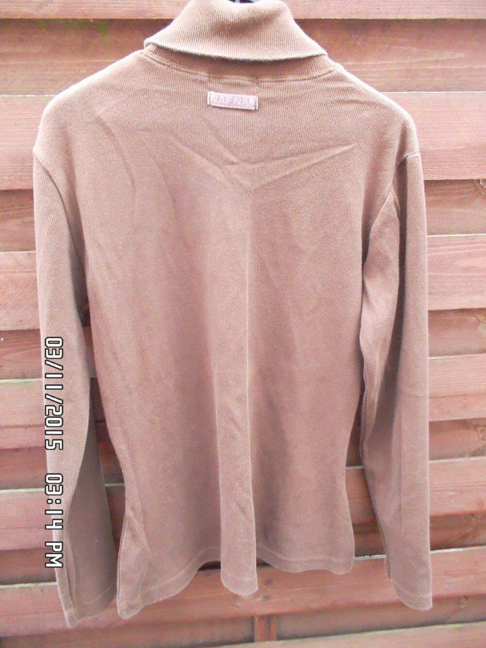 SOUS PULL MARRON NAF NAF*JUSTE 2E*KIKI60230 Vêtements