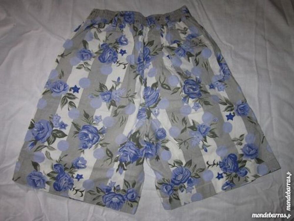 Short type bermuda Taille 16 ans Blanc fille Vêtements enfants