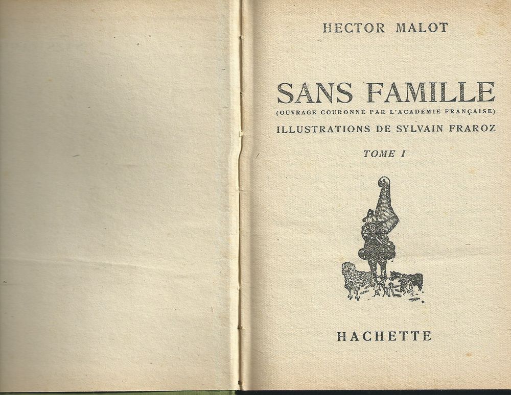 1 livre , Sans famille tome 1 , 1948 Livres et BD
