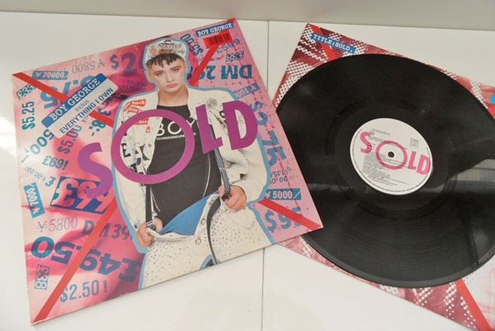DISQUE PLATINE VINYLE VINTAGE HIFI BOY GEORGE "SOLD" 33 rpm CD et vinyles