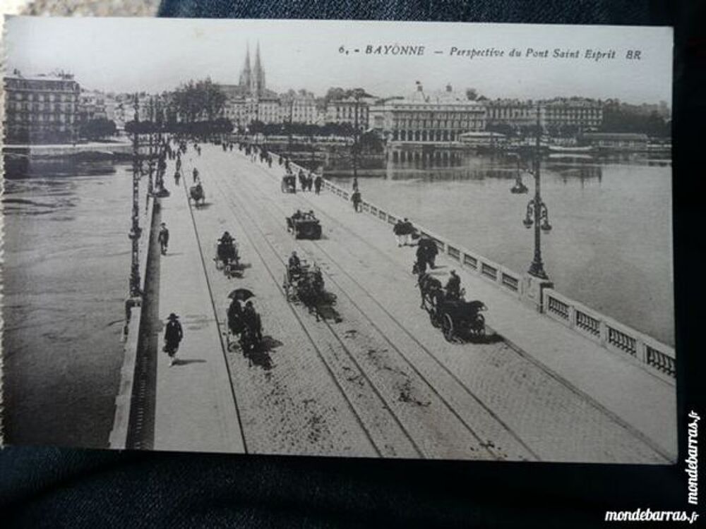 Carte postale Bayonne Perceptive du pont St Esprit 