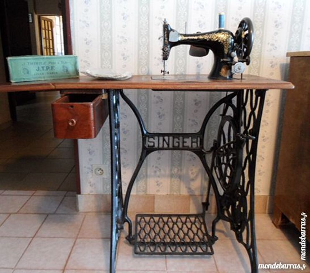 MACHINE A COUDRE SINGER 1907 MODEL 27/28K tbe Meubles