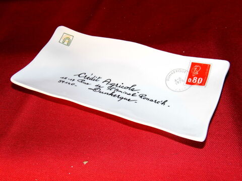 Cendrier publicitaire CREDIT AGRICOLE vintage dunkerque 1976 15 Dunkerque (59)