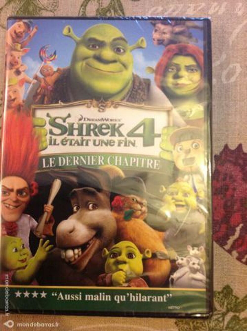 Shrek 4 il &eacute;tait une fin neuf sous blister DVD et blu-ray