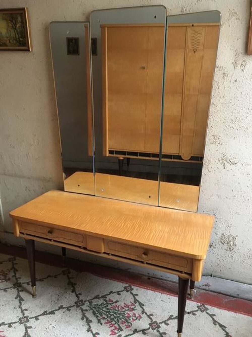 Coiffeuse sycomore (Art D&eacute;co) Meubles