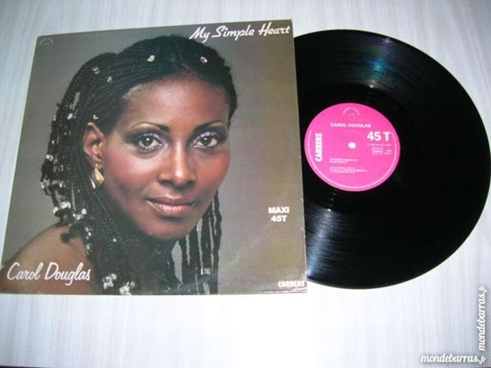 MAXI 45 TOURS CAROL DOUGLAS My simple heart CD et vinyles