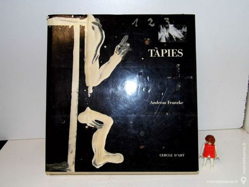 Livre ANTONI TAPIES peinture ANDREAS FRANZKE Décoration