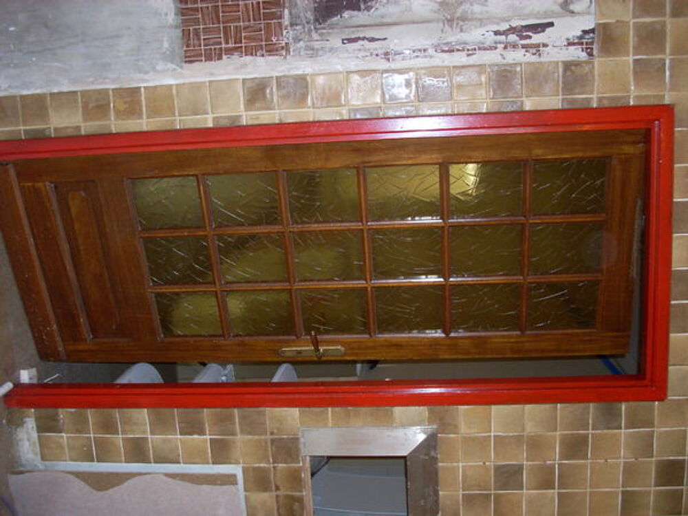 PORTE CHENE AVEC VITRES 50e DISPO Bricolage
