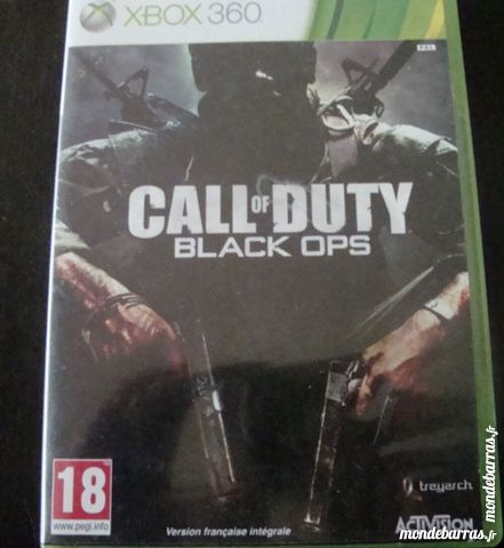 Xbox 360 Call of Duty Black Ops Consoles et jeux vidéos