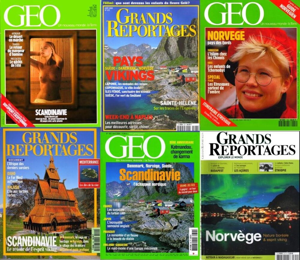 LA SCANDINAVIE (Norv&egrave;ge, Danemark, Su&egrave;de) / prixportcompris Livres et BD