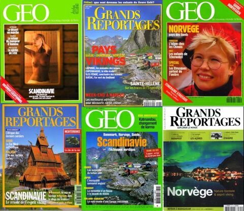 LA SCANDINAVIE (Norvège, Danemark, Suède) / prixportcompris 18 Paris 10 (75)