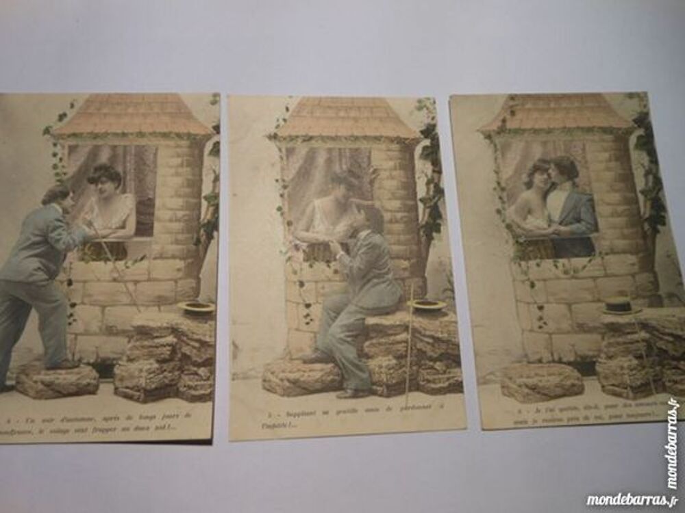 CPA serie de 6 les deux tourtereaux N&deg;56 