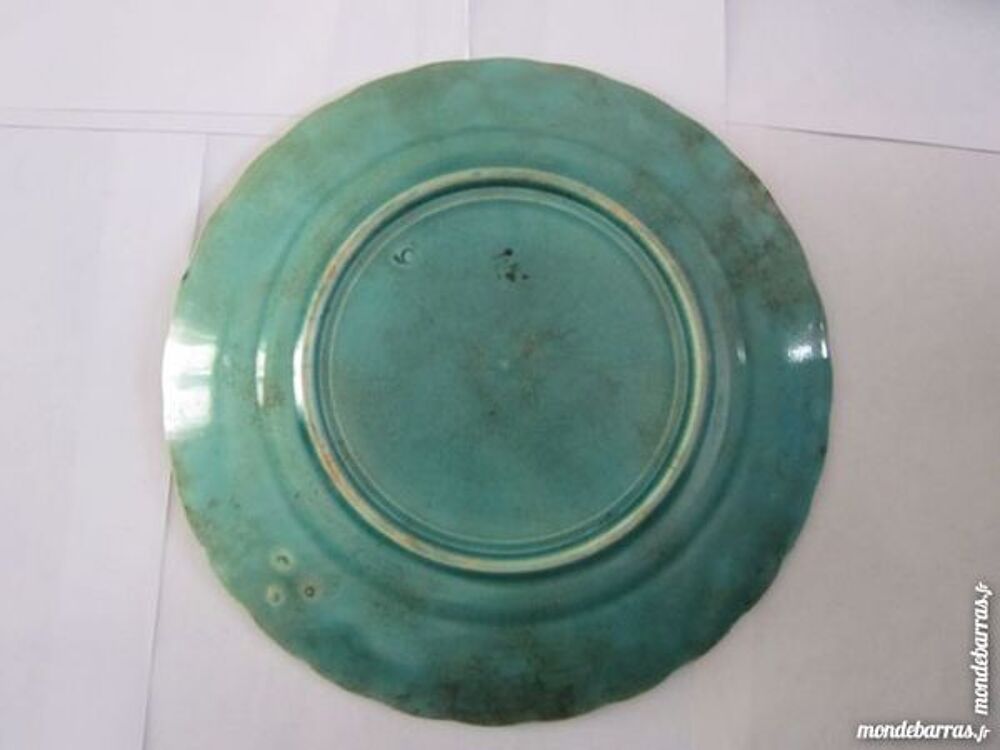 ASSIETTE BARBOTINE DECOR OISEAUX 
