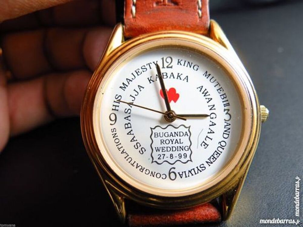 BUGANDA ROYAL WEDDING montre analogique DIV0457 Bijoux et montres