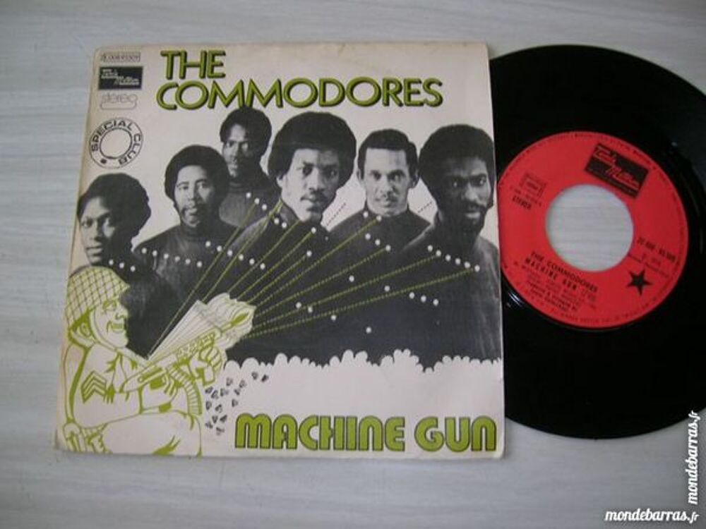 45 TOURS THE COMMODORES Machine gun - FUNK CD et vinyles