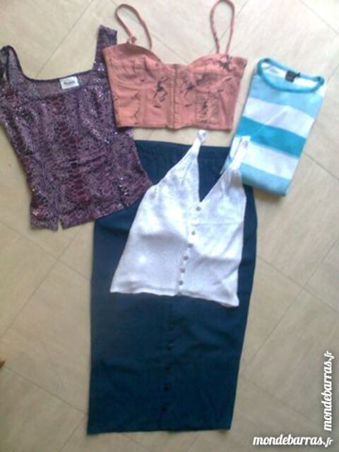 JUPE mi-longue + 4 hauts  - 36 - zoe 3 Martigues (13)