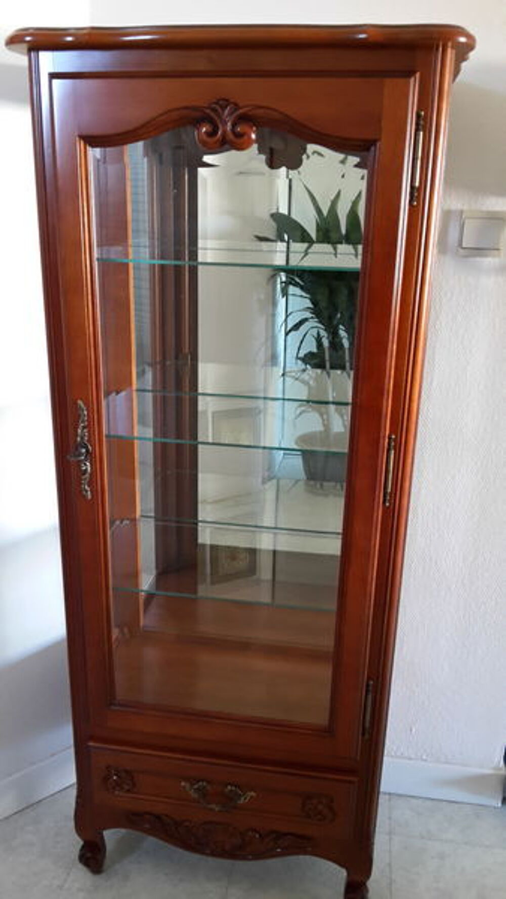  buffet plus table plus vitrine en merisier Meubles