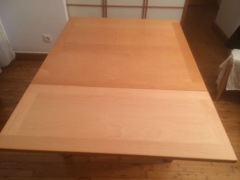 TABLE HABITAT ERABLE A ABATTANTS - 2/8 PERS. Meubles