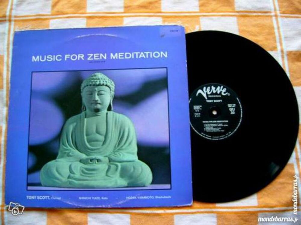 33 TOURS TONY SCOTT Music for Zen meditation CD et vinyles