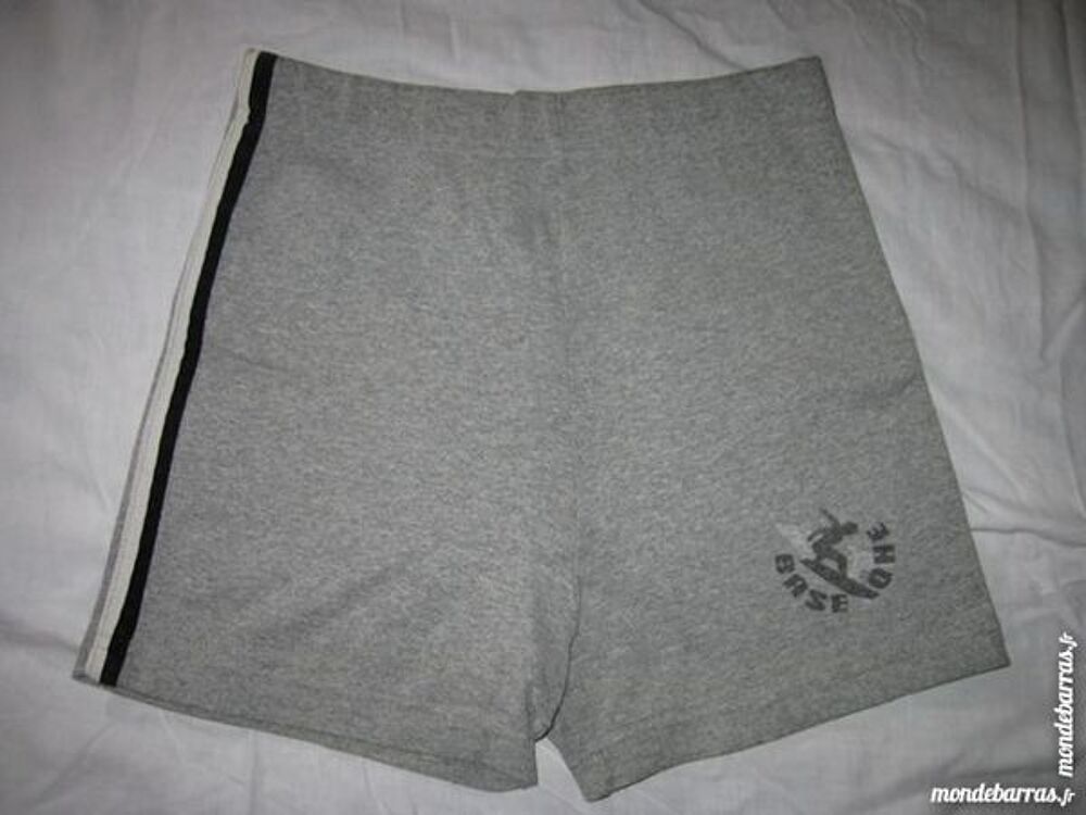 Short de sport Taille L/M Gris femme Vêtements