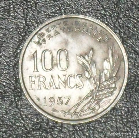 Pice de 100 Francs Cochet 1957 20 Montreuil (93)