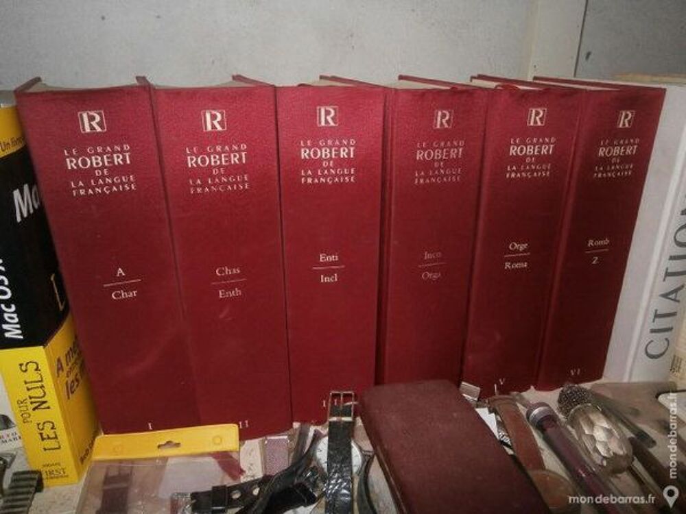 Dictionnaire 6 volumes ROBERT Livres et BD