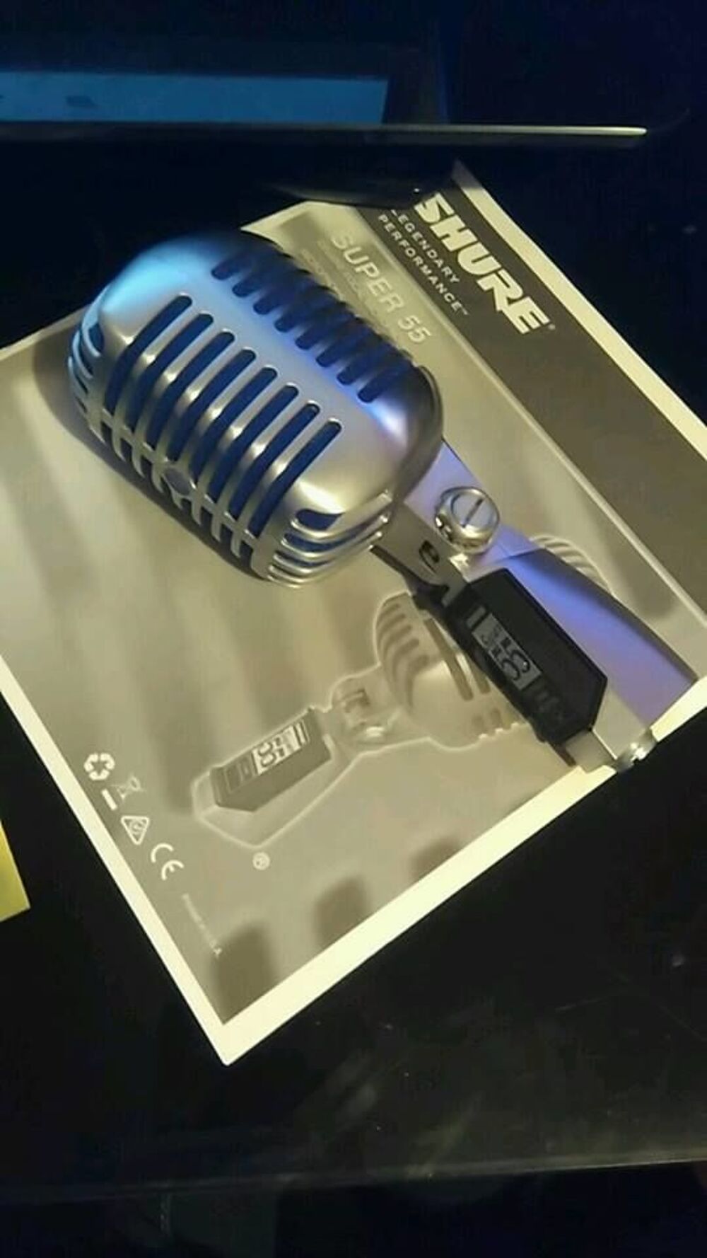 Micro Shure super 55 Deluxe Instruments de musique