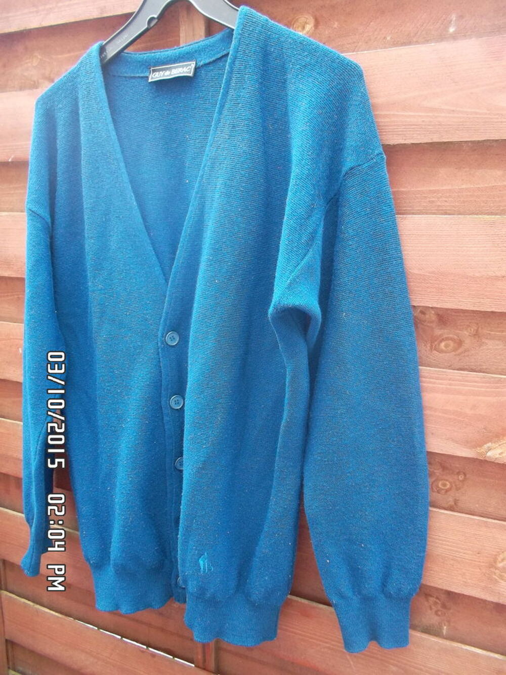 GILET BLEU MARINE GUY DE BERAC*JUSTE 3E*KIKI60230 Vêtements
