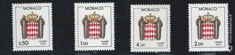 Timbres taxe Monaco 5 Nice (06)