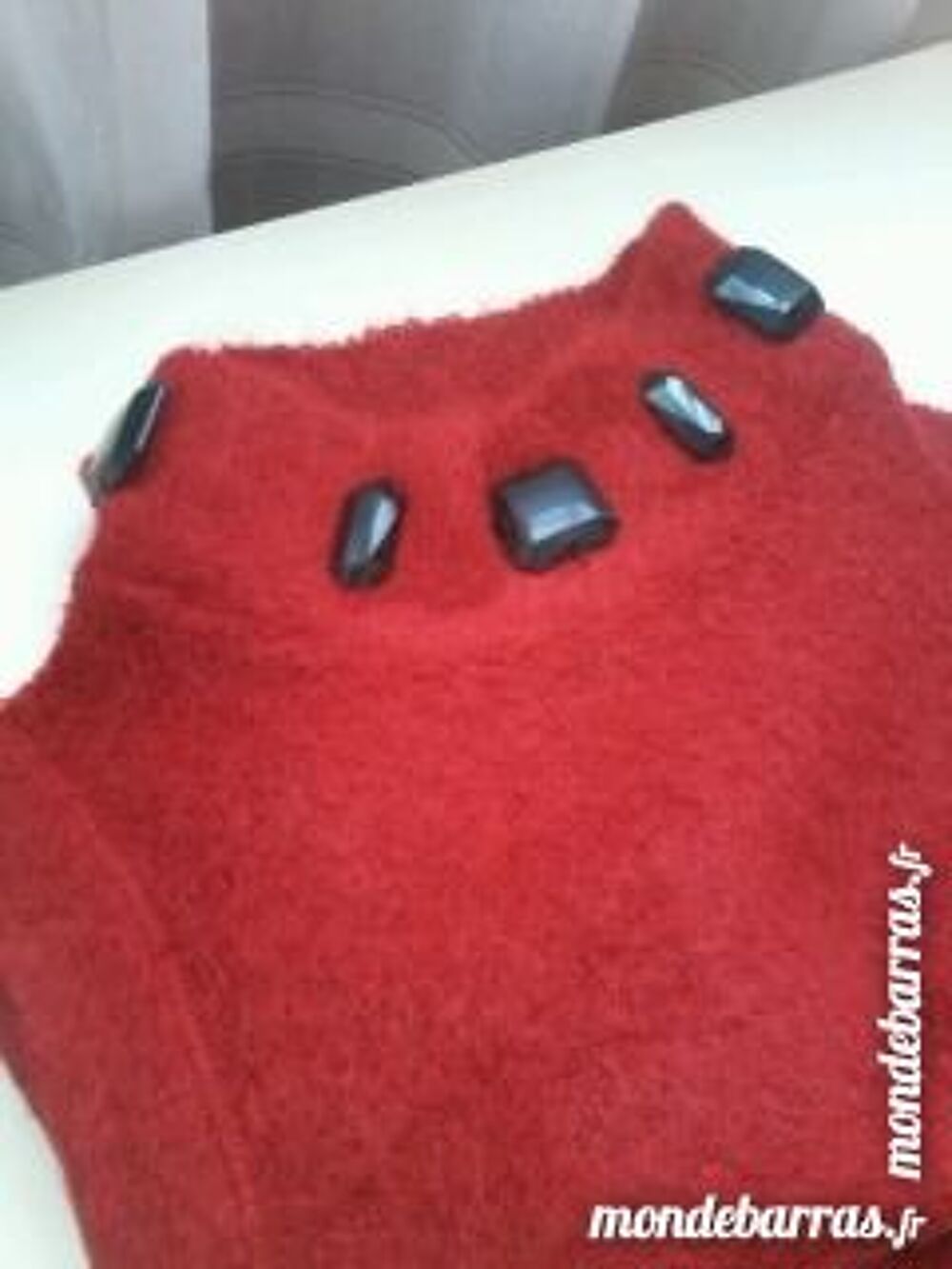 ROBE ROUGE QUASI NEUVE T.42 Monte Carlo Vêtements