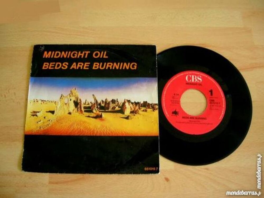 45 TOURS MIDNIGHT OIL Beds are burning CD et vinyles