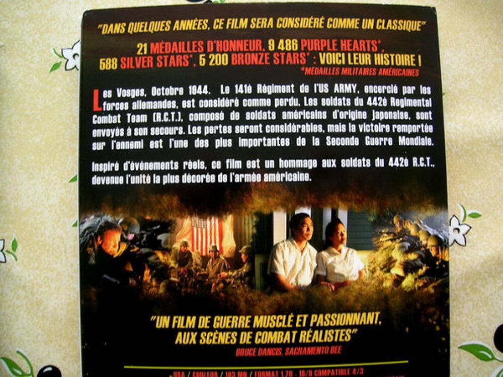 DVD L'HONNEUR DES GUERRIERS - Film de Guerre DVD et blu-ray