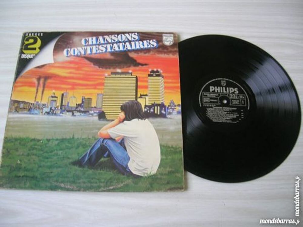 DOUBLE 33 TOURS CHANSONS CONTESTATAIRES CD et vinyles