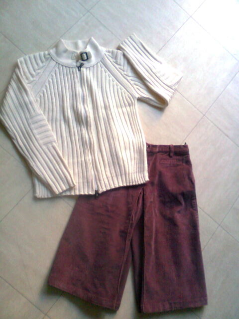 jupe culotte, gilet/cardigan - 10 ans - zoe 3 Martigues (13)