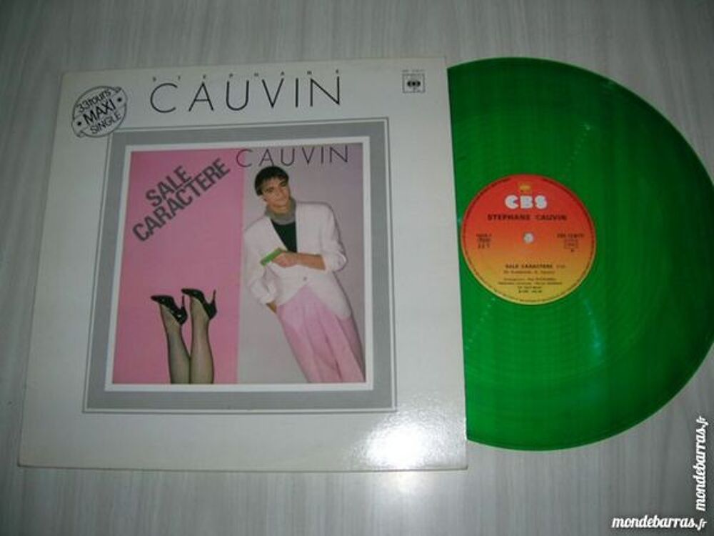 MAXI 45 TOURS STEPHANE CAUVIN Sale caract&egrave;re CD et vinyles