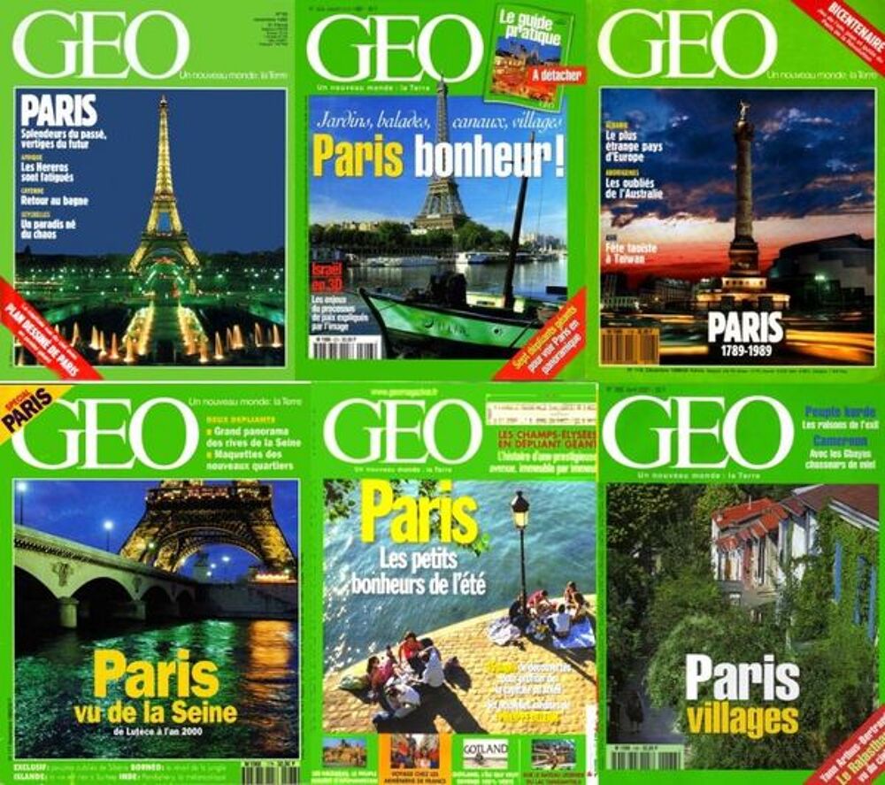 Voici 6 revues sur PARIS / les-livres-de-jac Livres et BD