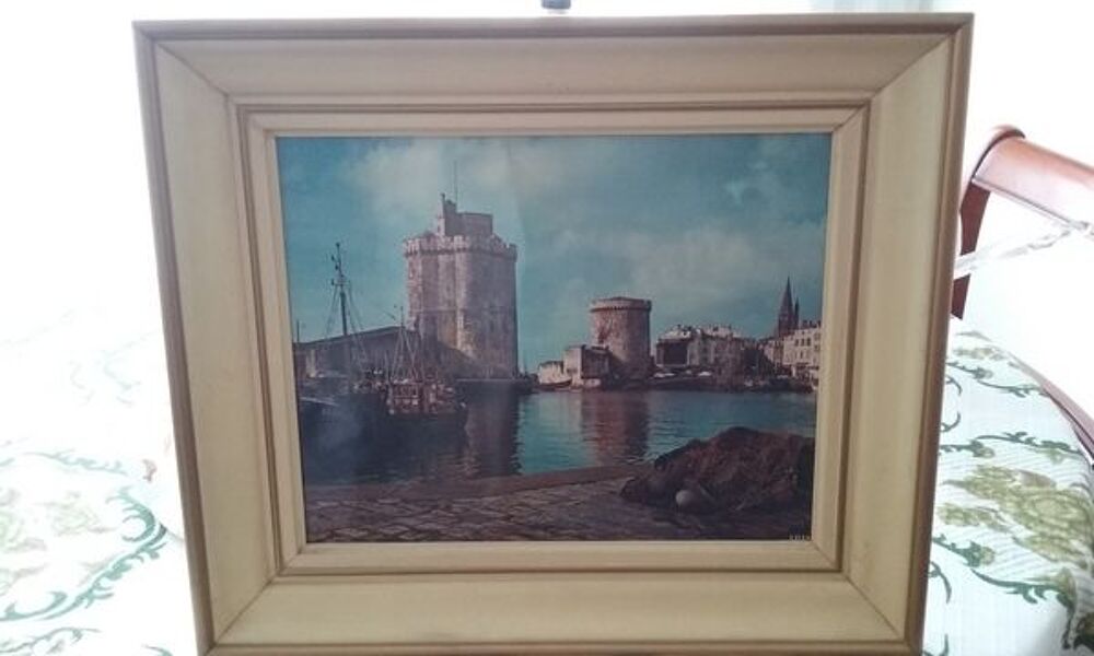 2 Cadres photos prises dans port de La Rochelle Dcoration