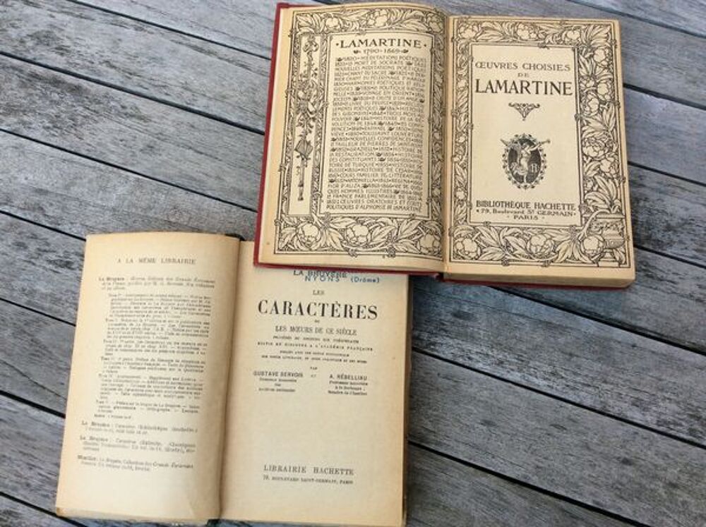 La Bruy&eacute;re Caract&eacute;res Lamartine Oeuvres choisies 